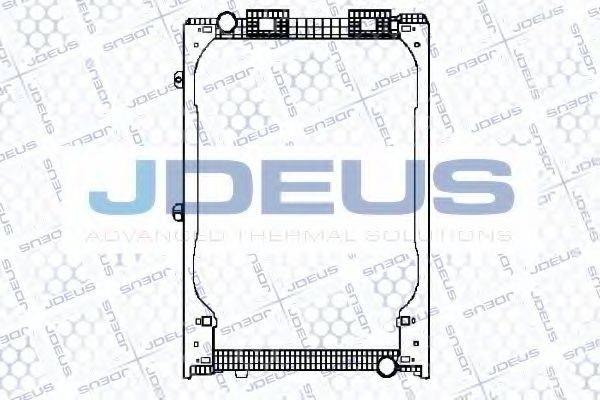 JDEUS 115M08 Радіатор, охолодження двигуна