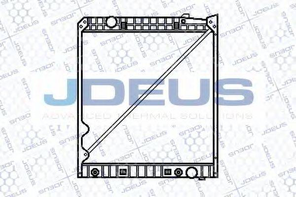 JDEUS 117M06 Радіатор, охолодження двигуна