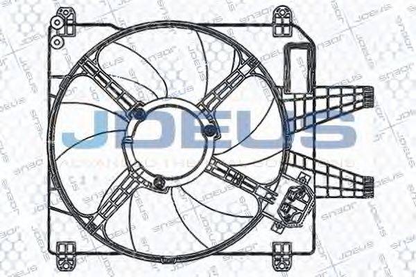 JDEUS EV836400 Вентилятор, охолодження двигуна