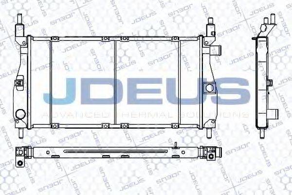 JDEUS RA0020350 Радіатор, охолодження двигуна