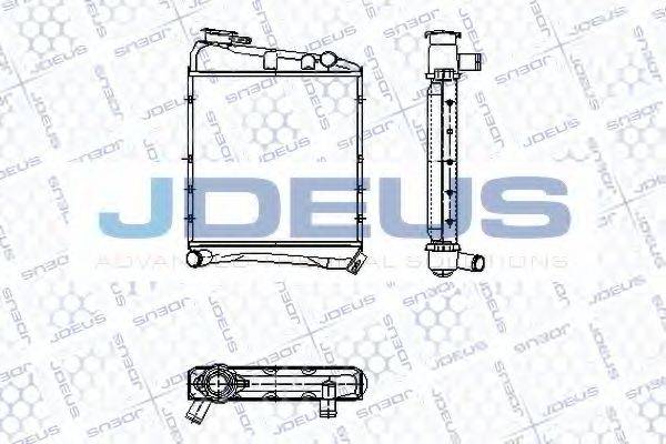 JDEUS RA0020400 Радіатор, охолодження двигуна