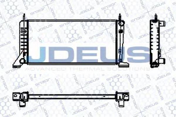 JDEUS RA0120120 Радіатор, охолодження двигуна