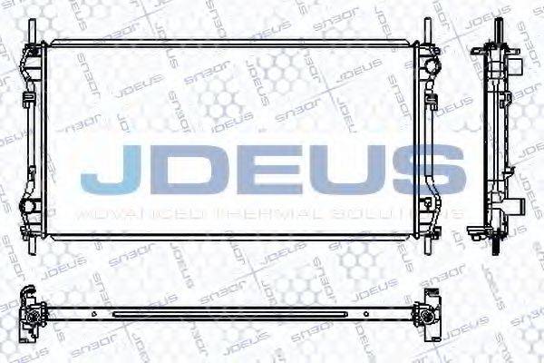 JDEUS RA0121020 Радіатор, охолодження двигуна