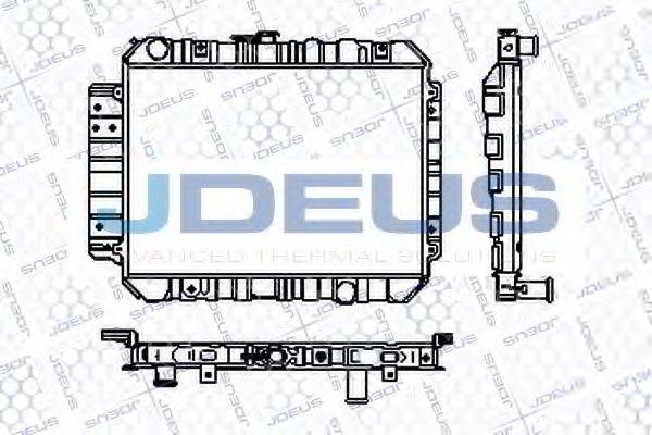 JDEUS RA0160090 Радіатор, охолодження двигуна