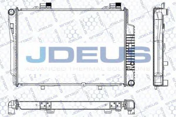 JDEUS RA0170340 Радіатор, охолодження двигуна