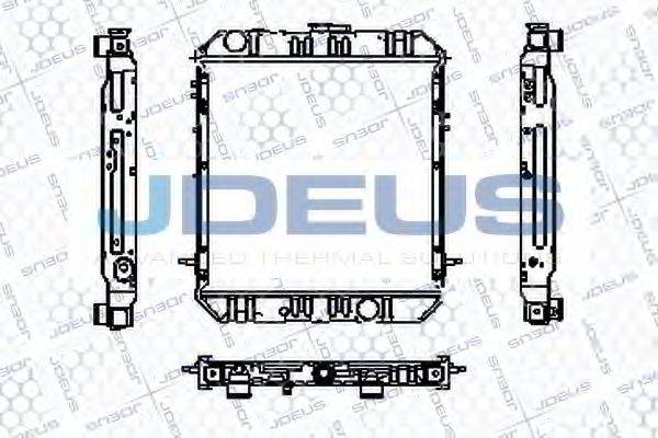 JDEUS RA0180090 Радіатор, охолодження двигуна