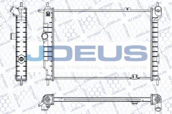 JDEUS RA0200450 Радіатор, охолодження двигуна