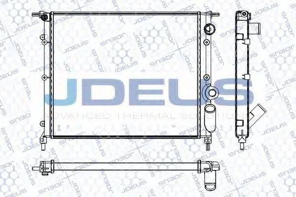 JDEUS RA0230281 Радіатор, охолодження двигуна