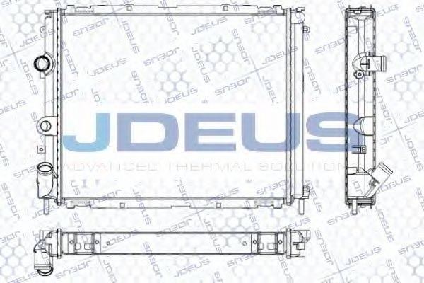 JDEUS RA0230590 Радіатор, охолодження двигуна