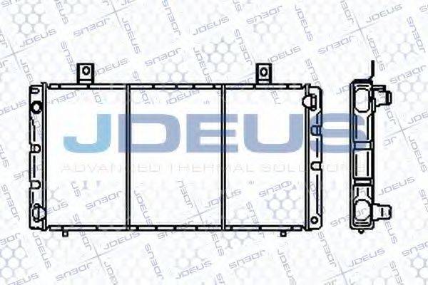 JDEUS RA0240020 Радіатор, охолодження двигуна