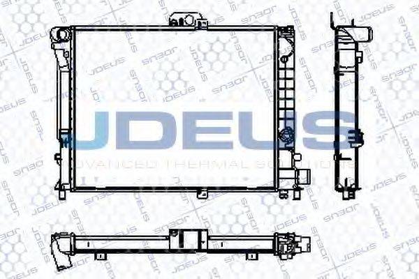 JDEUS RA0240110 Радіатор, охолодження двигуна