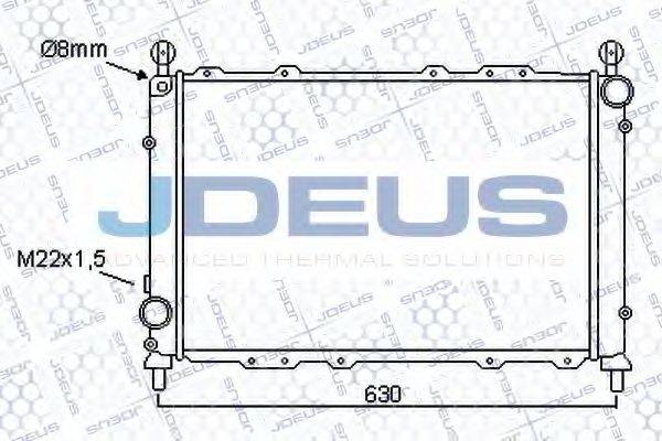 JDEUS 000V07 Радіатор, охолодження двигуна