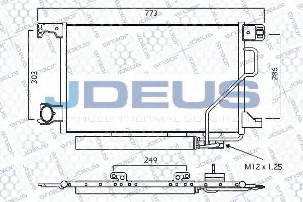 JDEUS 717M43 Конденсатор, кондиціонер