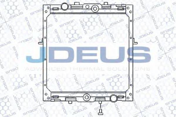 JDEUS 108M02 Радіатор, охолодження двигуна