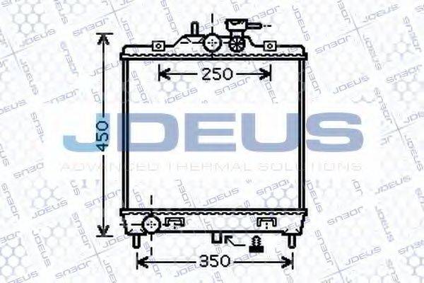 JDEUS 065M08 Радіатор, охолодження двигуна