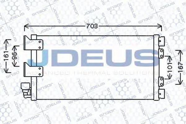 JDEUS 702M18 Конденсатор, кондиціонер