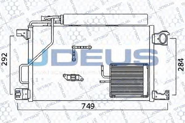 JDEUS 717M44 Конденсатор, кондиціонер