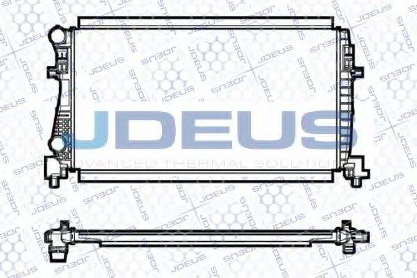 JDEUS 001M26 Радіатор, охолодження двигуна