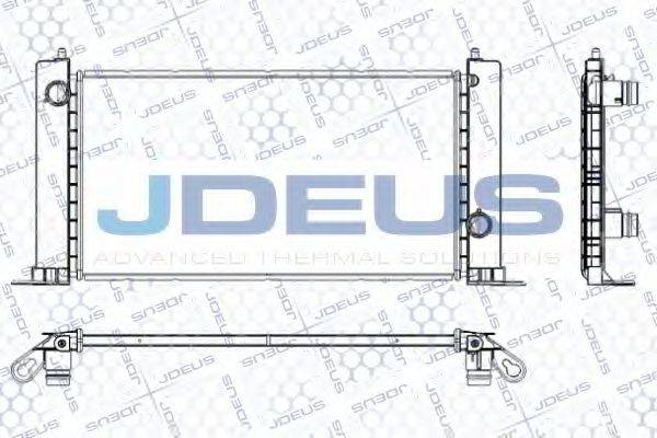 JDEUS RA0110851 Радіатор, охолодження двигуна