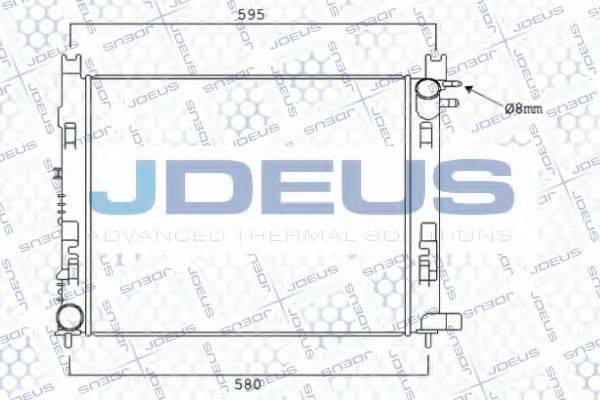 JDEUS 023M96 Радіатор, охолодження двигуна