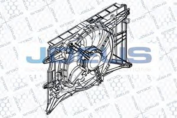 JDEUS EV8D4040 Вентилятор, охолодження двигуна