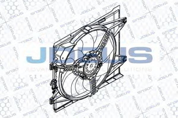 JDEUS EV879410 Вентилятор, охолодження двигуна