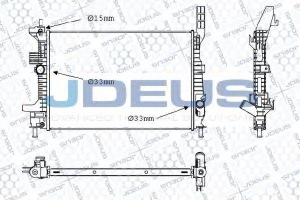 JDEUS 012M46 Радіатор, охолодження двигуна