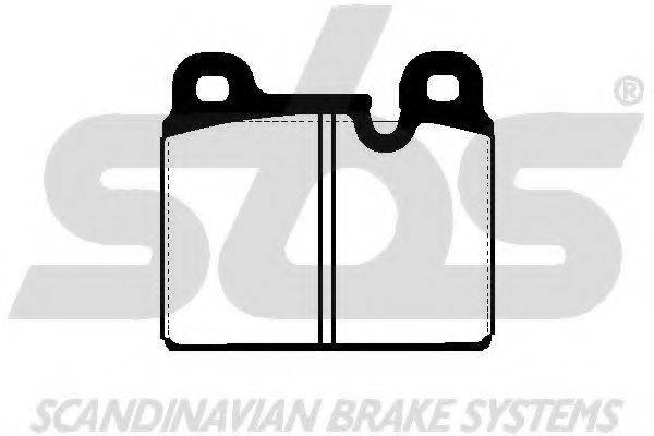 SBS 1501225601 Комплект гальмівних колодок, дискове гальмо