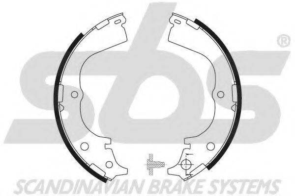 SBS 18492745557 Комплект гальмівних колодок