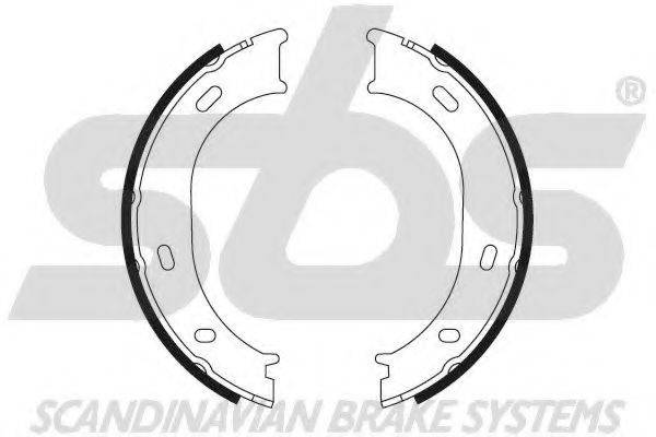 SBS 18492733663 Комплект гальмівних колодок, стоянкова гальмівна система