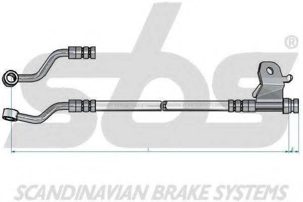 SBS 1330853487 Гальмівний шланг