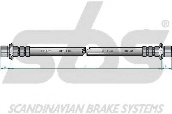 SBS 13308545183 Гальмівний шланг