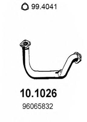 ASSO 101026 Труба вихлопного газу