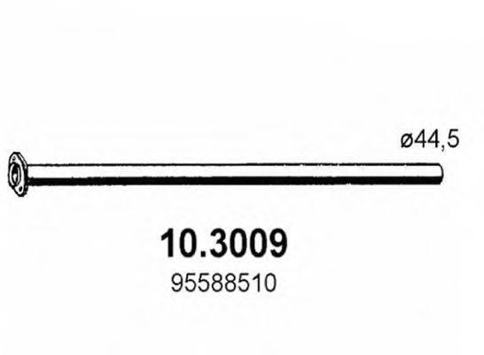 ASSO 103009 Труба вихлопного газу