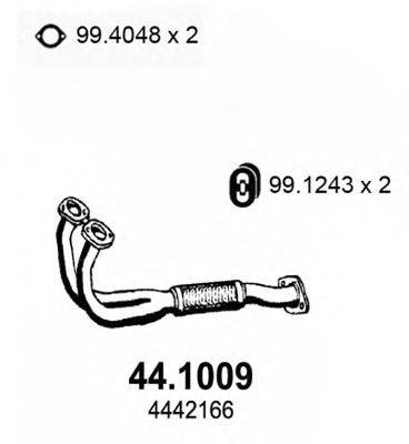 ASSO 441009 Труба вихлопного газу