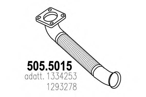 ASSO 5055015 Труба вихлопного газу