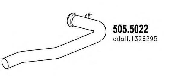 ASSO 5055022 Труба вихлопного газу