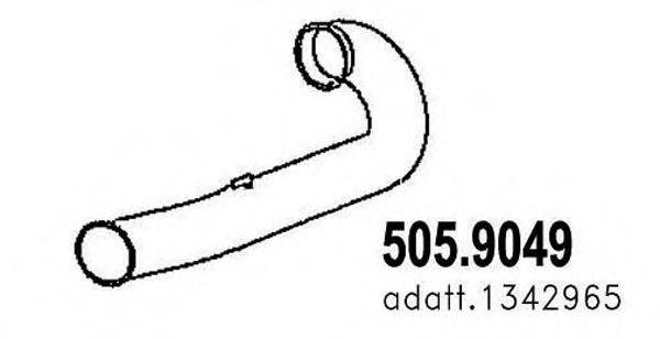 ASSO 5059049 Труба вихлопного газу