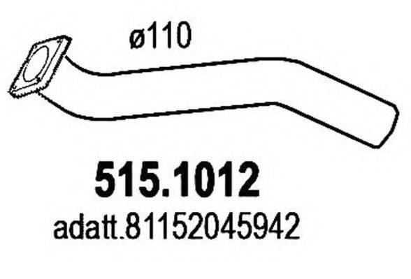 ASSO 5151012 Труба вихлопного газу