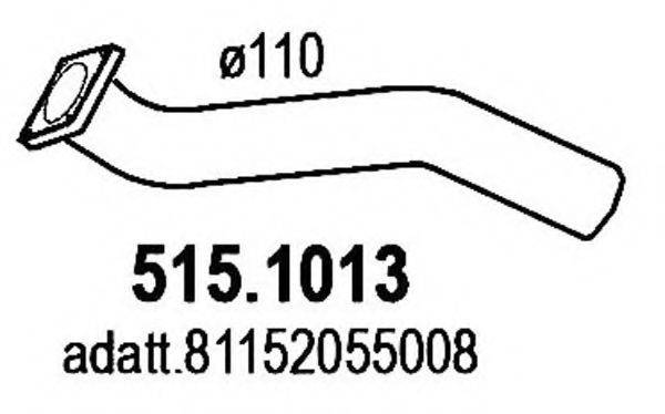 ASSO 5151013 Труба вихлопного газу