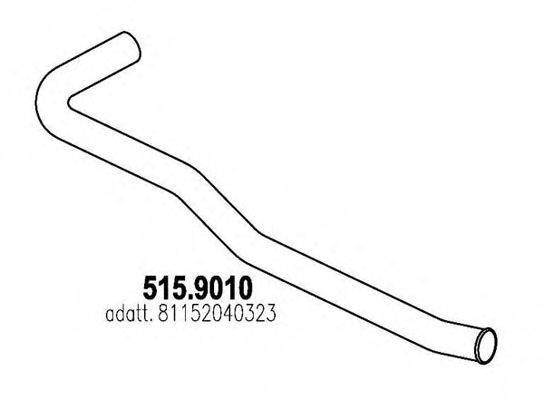 ASSO 5159010 Труба вихлопного газу