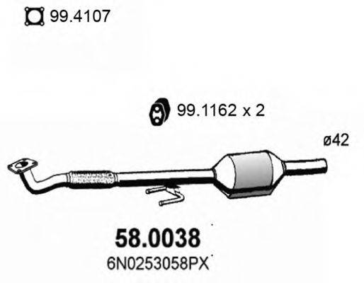 ASSO 580038 Каталізатор