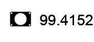ASSO 994152 Прокладка, труба вихлопного газу