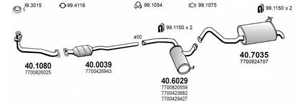 ASSO ART2037 Система випуску ОГ