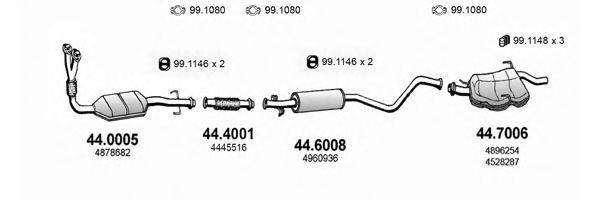 ASSO ART2241 Система випуску ОГ