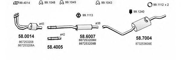 ASSO ART2617 Система випуску ОГ