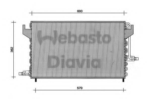 WEBASTO 82D0225024B Конденсатор, кондиціонер