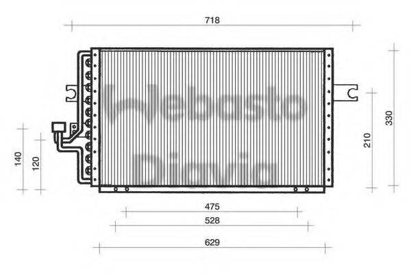 WEBASTO 82D0225033A Конденсатор, кондиціонер