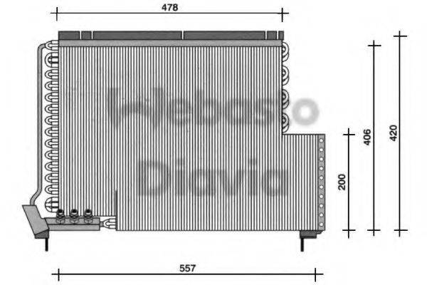 WEBASTO 82D0225079A Конденсатор, кондиціонер