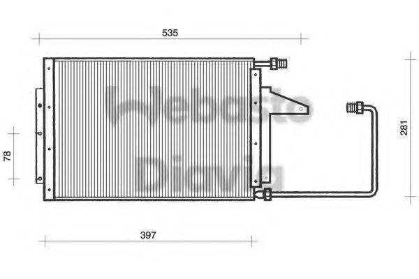 WEBASTO 82D0225098A Конденсатор, кондиціонер